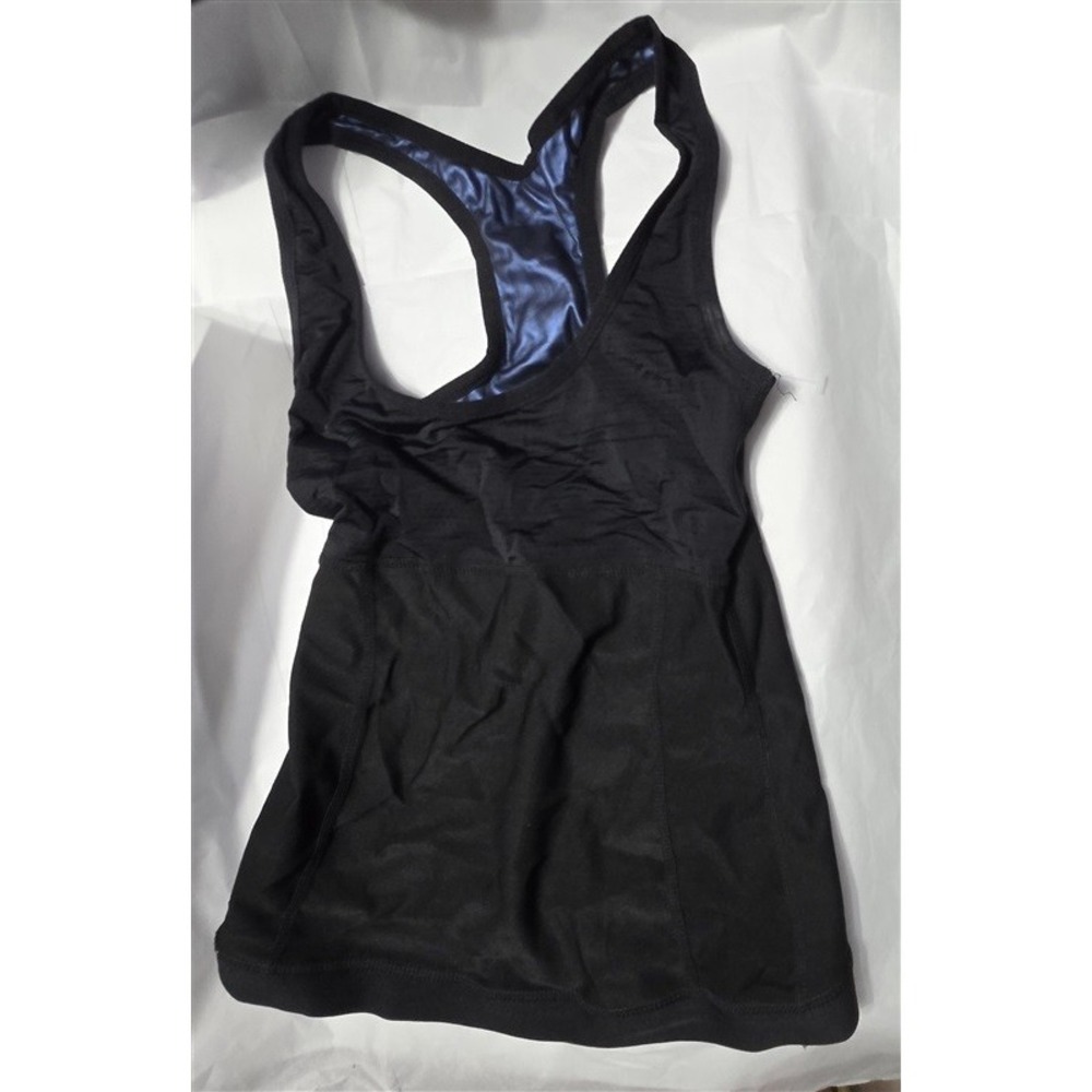 NWT Sweat Shaper S Racer Tank Compression Shapewear Tank Black 131329